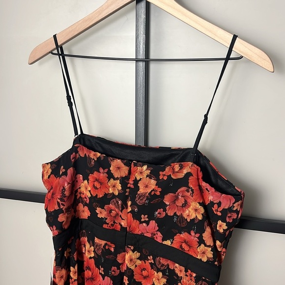 NWT NSR Midi Floral Dress Size Large - Picture 8 of 8